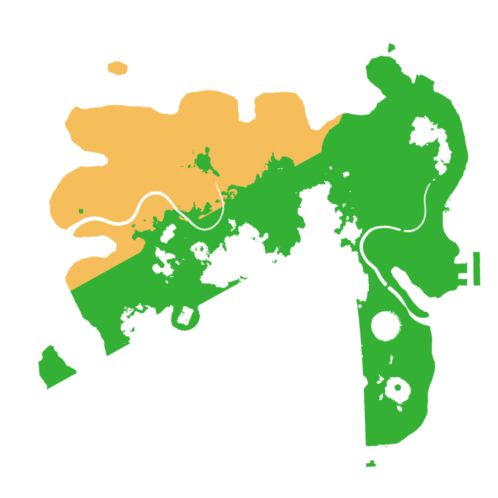 Biome Rust Map: Procedural Map, Size: 3000, Seed: 10721