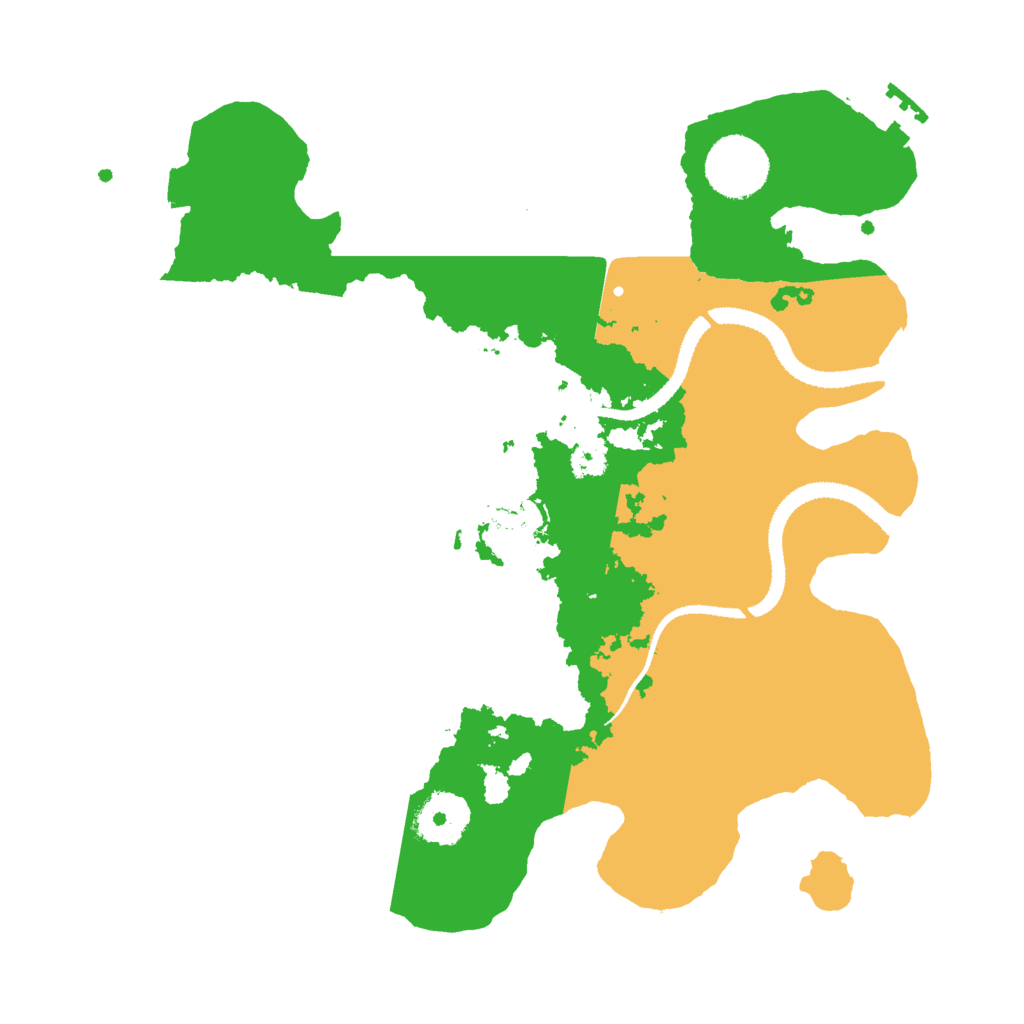 Biome Rust Map: Procedural Map, Size: 3000, Seed: 491162121