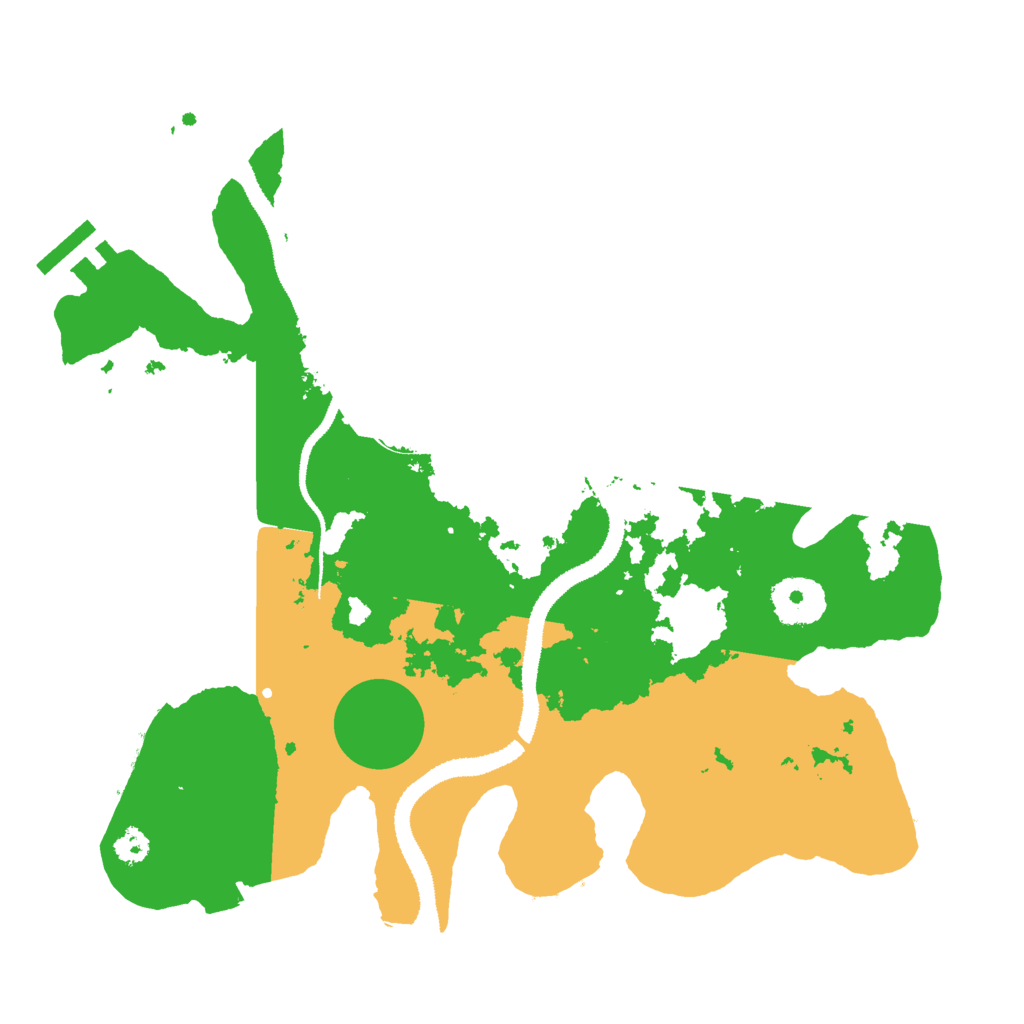 Biome Rust Map: Procedural Map, Size: 3000, Seed: 1125212161