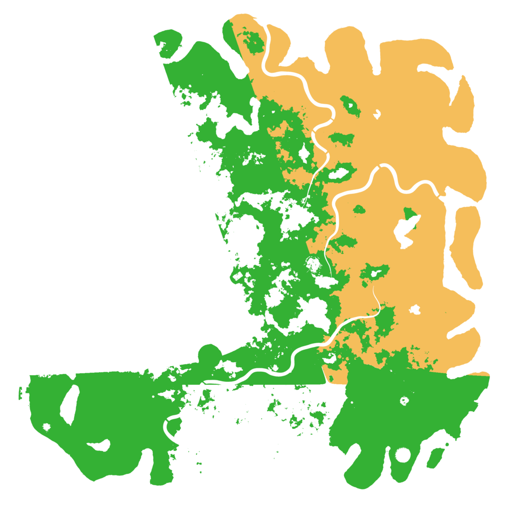 Biome Rust Map: Procedural Map, Size: 6000, Seed: 12555557