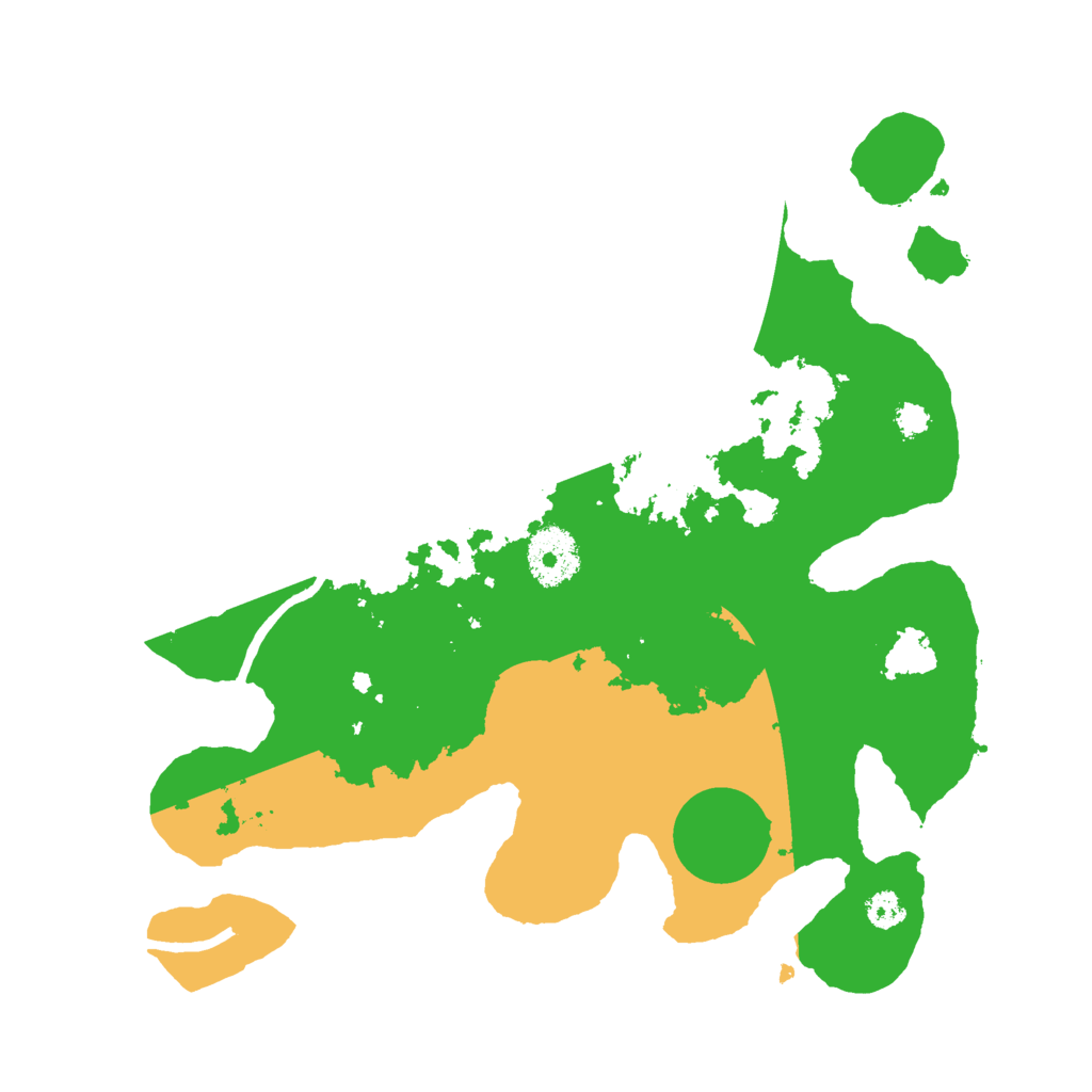 Biome Rust Map: Procedural Map, Size: 3000, Seed: 84742424