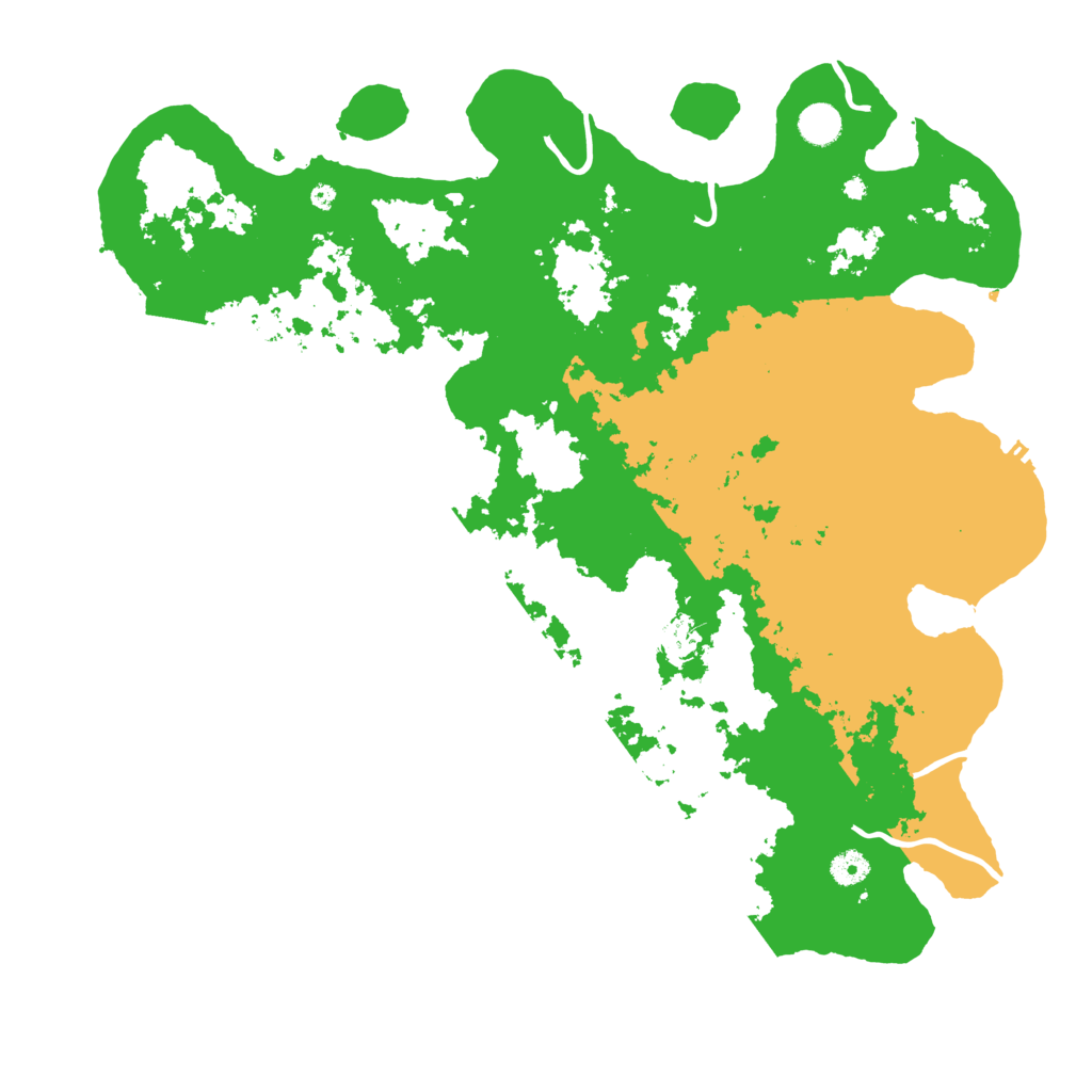 Biome Rust Map: Procedural Map, Size: 4500, Seed: 540941291