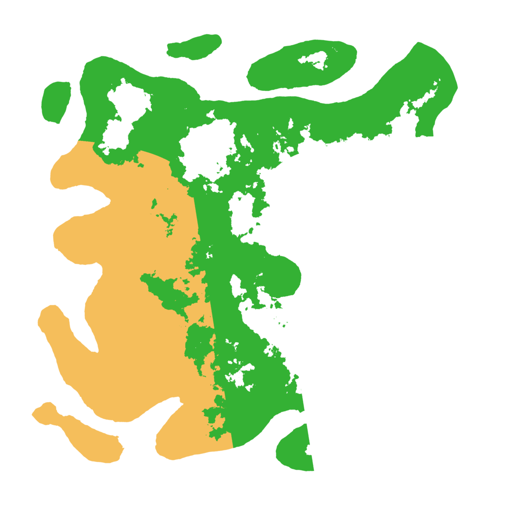 Biome Rust Map: Barren, Size: 3500, Seed: 32463452