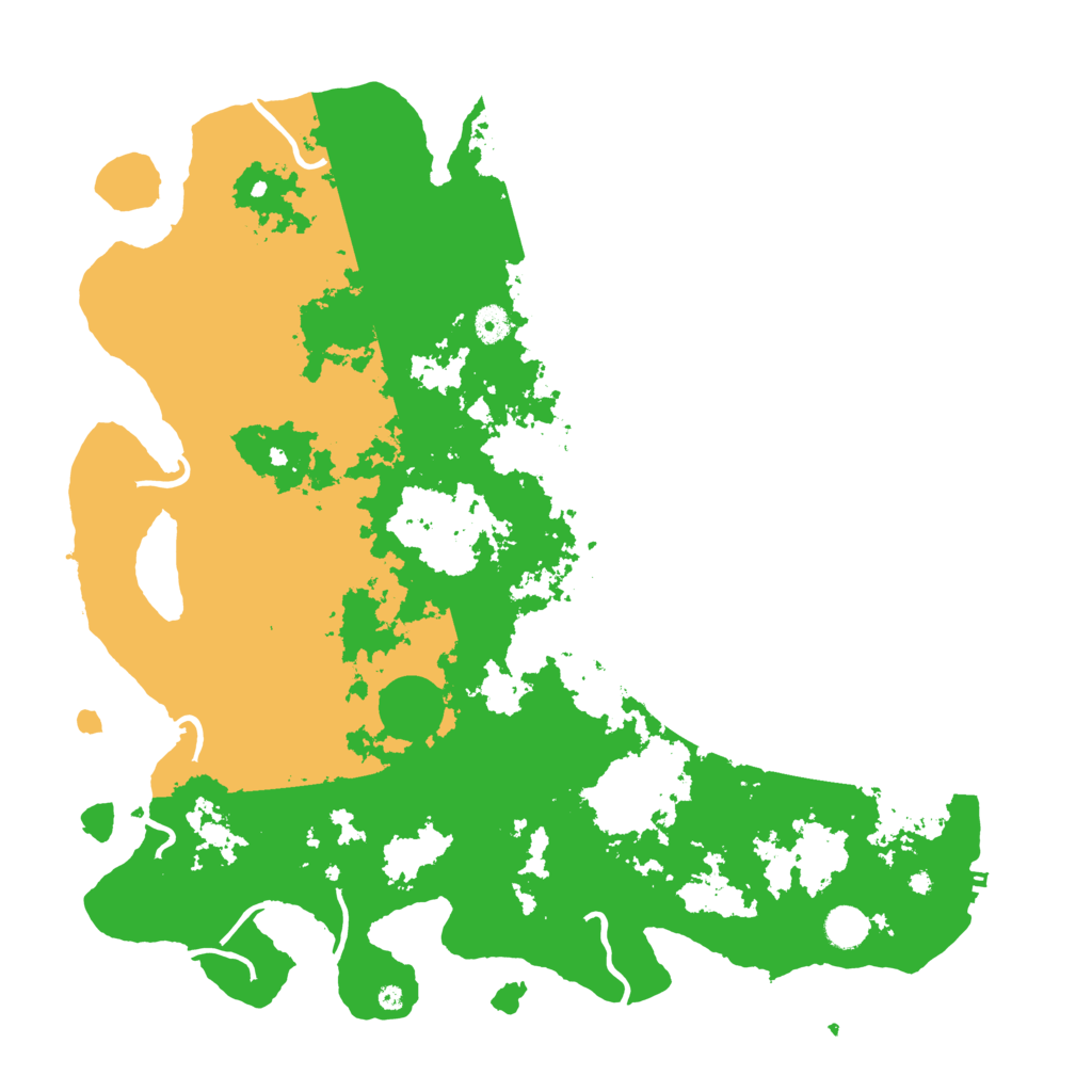 Biome Rust Map: Procedural Map, Size: 4500, Seed: 438561078