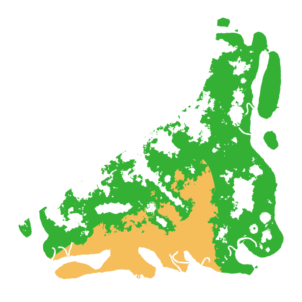 Biome Rust Map: Procedural Map, Size: 5000, Seed: 11425