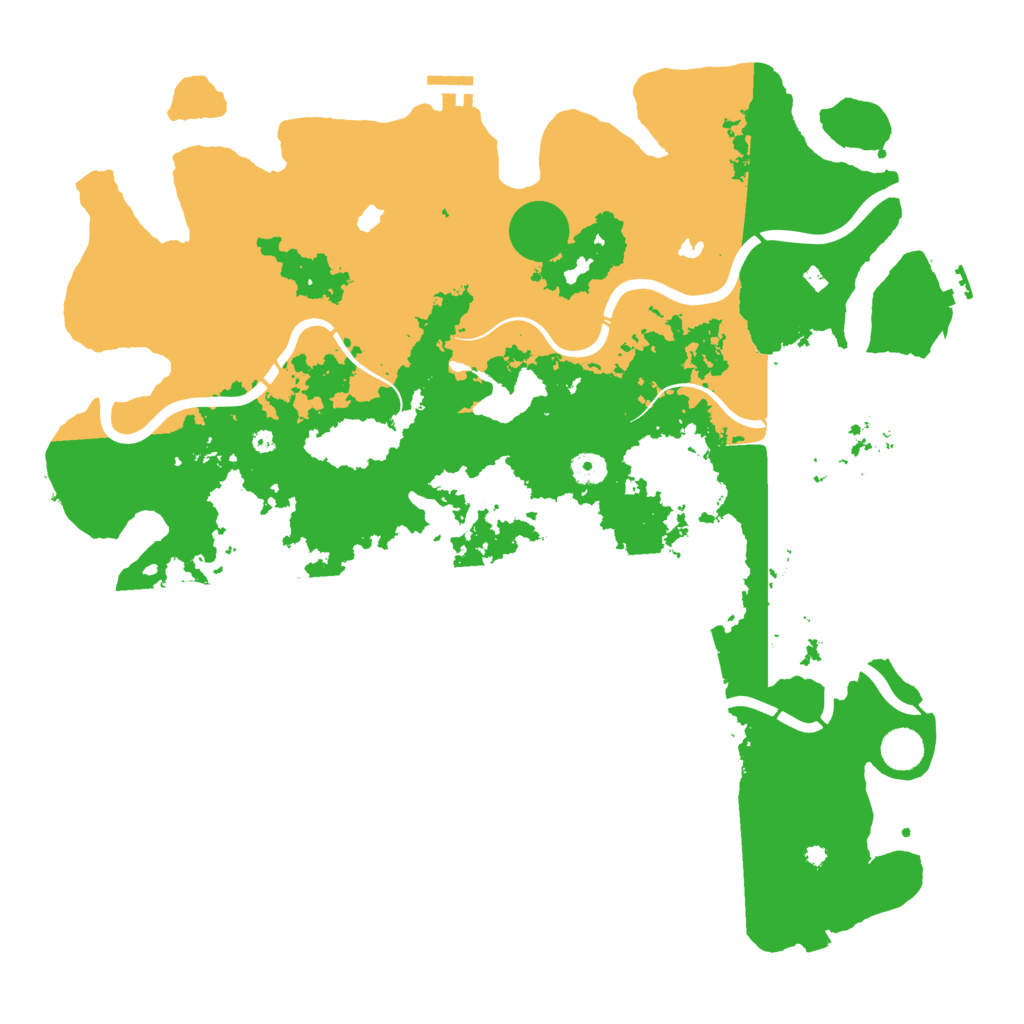 Biome Rust Map: Procedural Map, Size: 4500, Seed: 1610103209