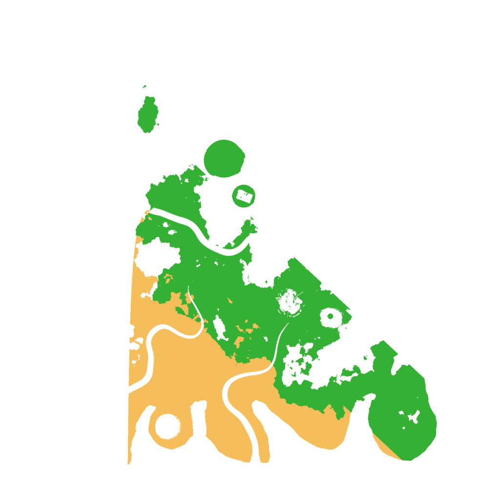 Biome Rust Map: Procedural Map, Size: 3500, Seed: 1006224901