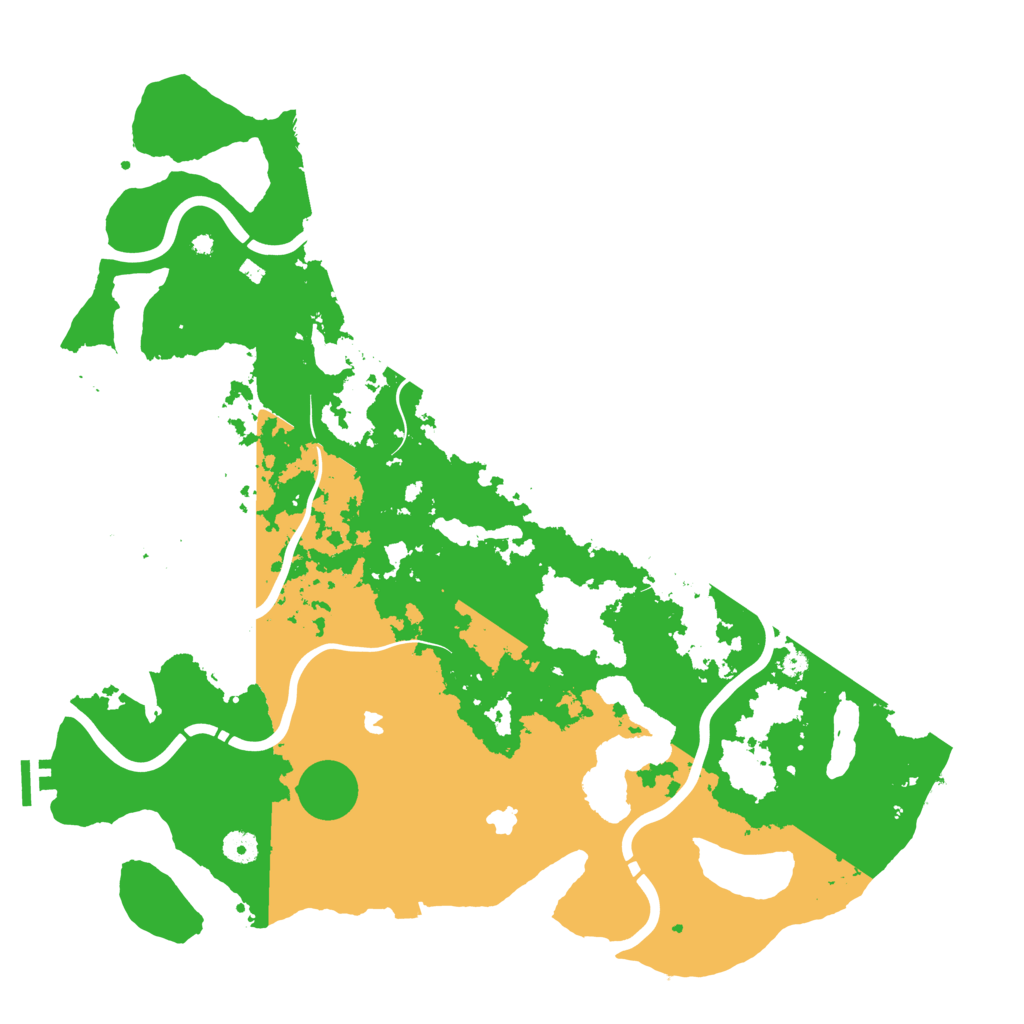 Biome Rust Map: Procedural Map, Size: 4500, Seed: 215487