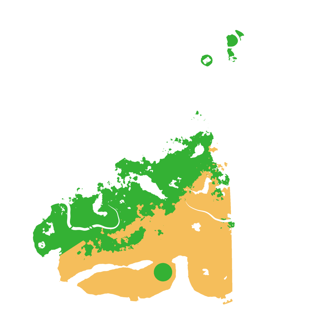 Biome Rust Map: Procedural Map, Size: 4500, Seed: 1914640494