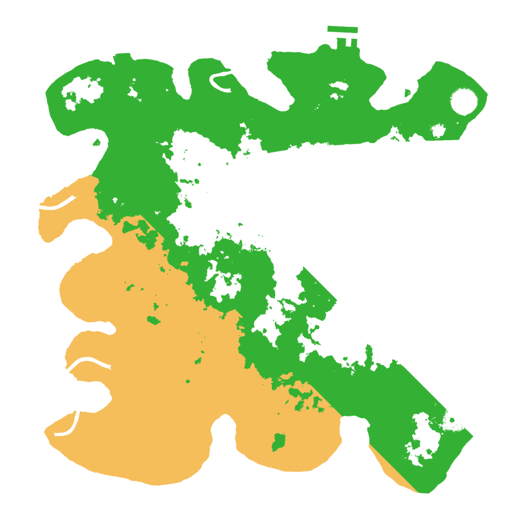 Biome Rust Map: Procedural Map, Size: 3500, Seed: 1310747615