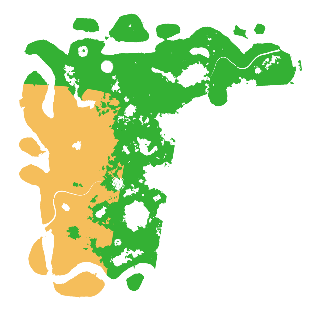 Biome Rust Map: Procedural Map, Size: 4500, Seed: 2134259951