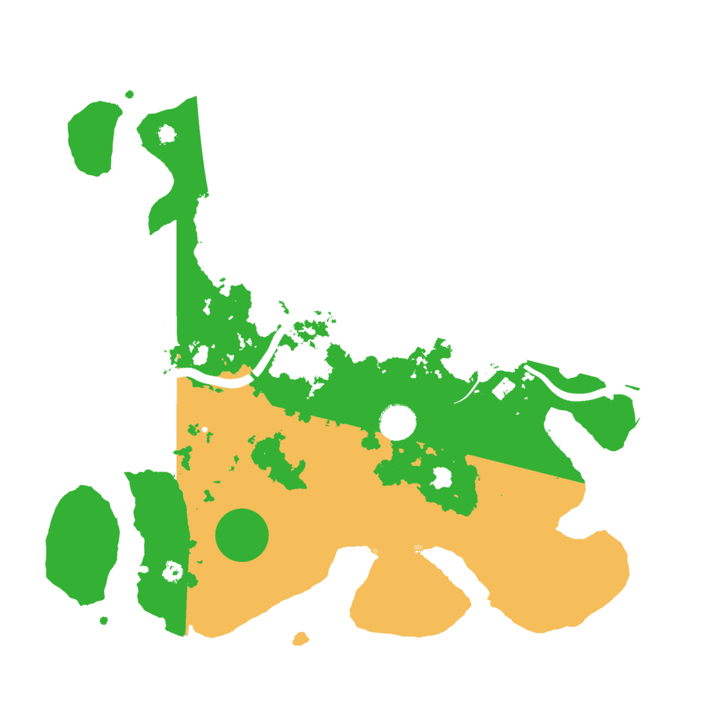 Biome Rust Map: Procedural Map, Size: 3500, Seed: 519049101