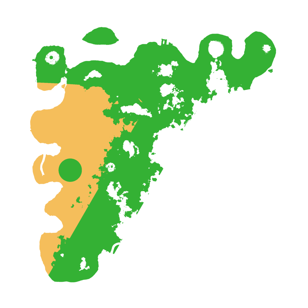 Biome Rust Map: Procedural Map, Size: 3500, Seed: 2024067020