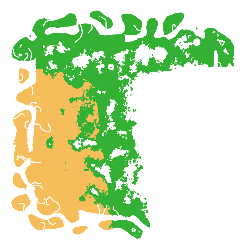 Biome Rust Map: Procedural Map, Size: 6000, Seed: 1728481029