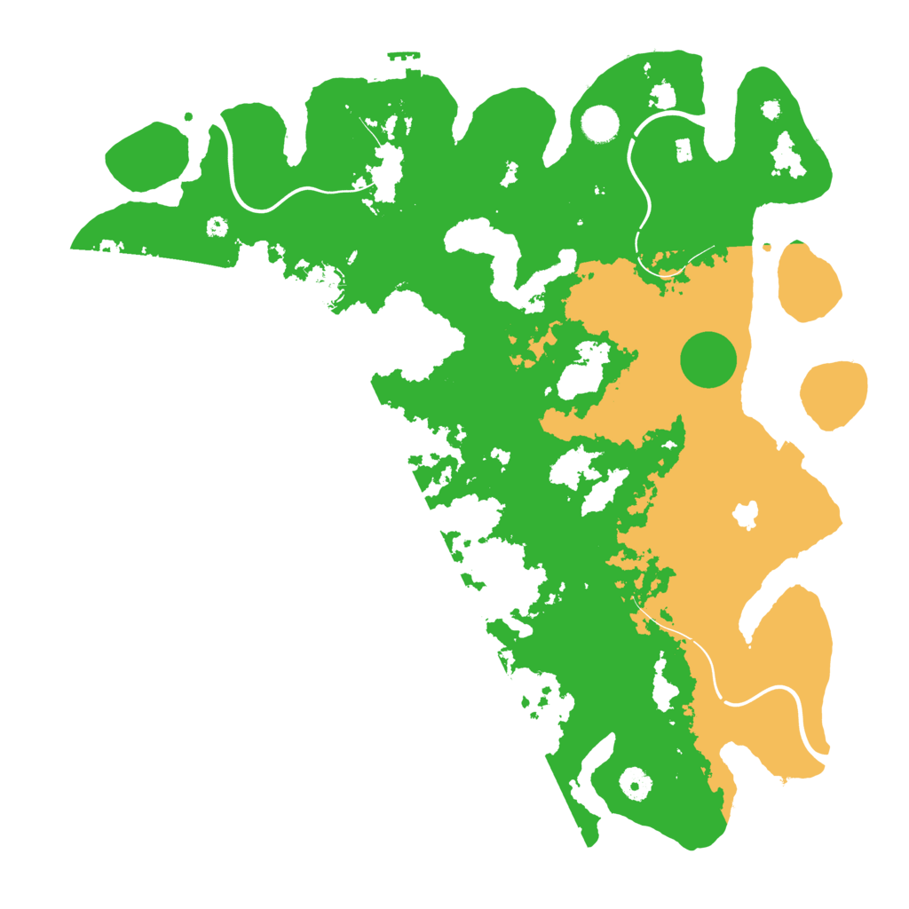 Biome Rust Map: Procedural Map, Size: 4250, Seed: 151073683
