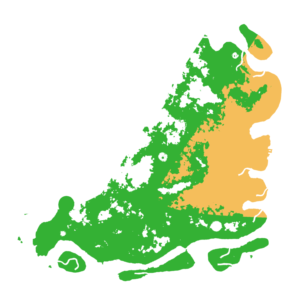 Biome Rust Map: Procedural Map, Size: 5000, Seed: 643450238