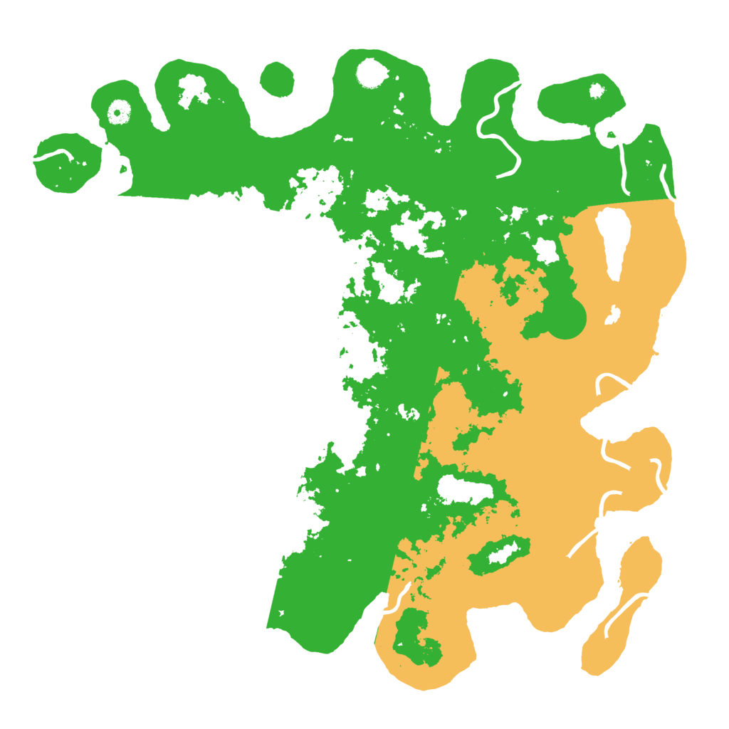 Biome Rust Map: Procedural Map, Size: 4500, Seed: 1362167882