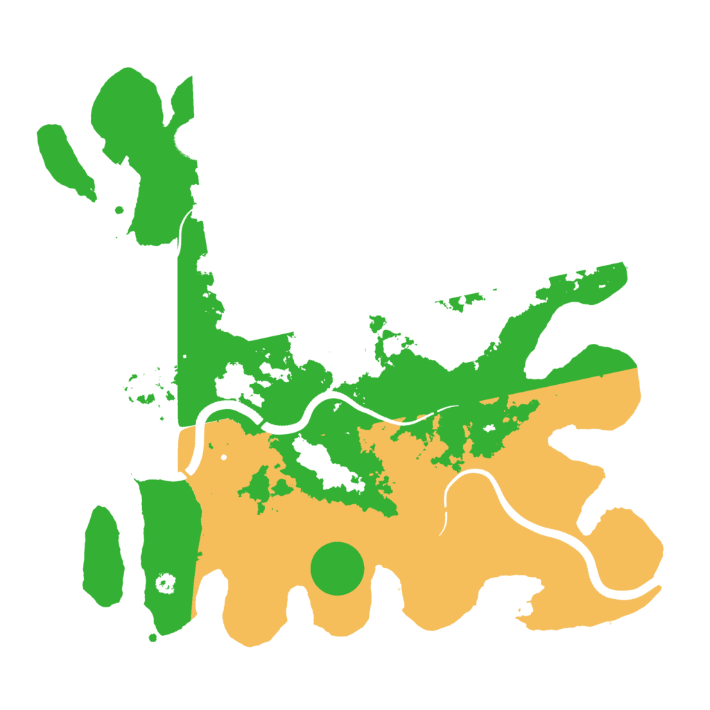 Biome Rust Map: Procedural Map, Size: 3500, Seed: 1525196545