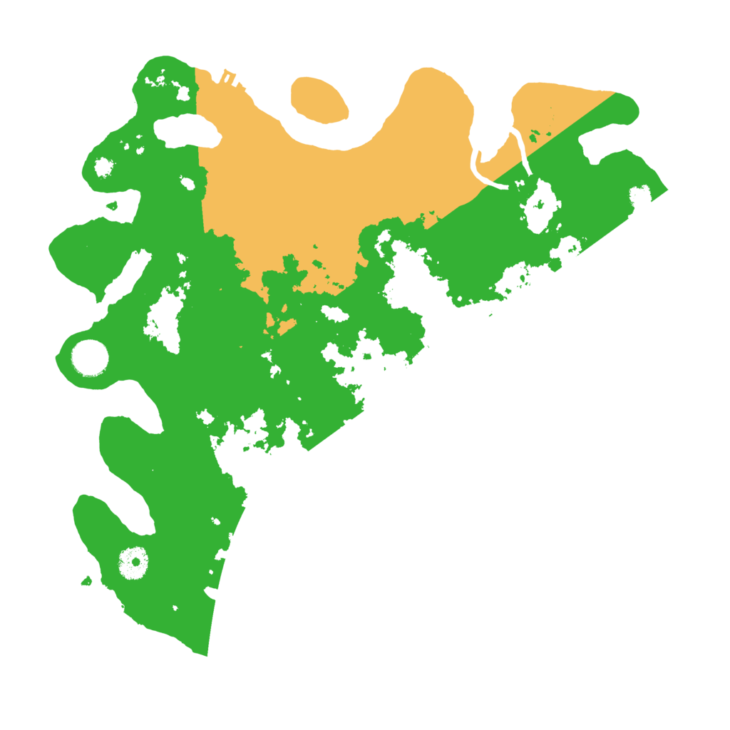 Biome Rust Map: Procedural Map, Size: 3500, Seed: 1831531310