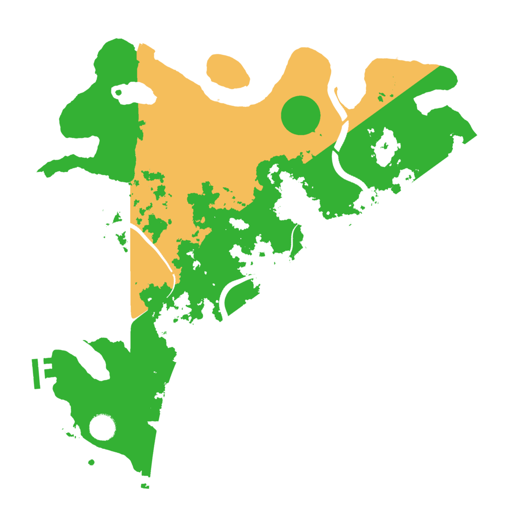 Biome Rust Map: Procedural Map, Size: 3500, Seed: 1831531310
