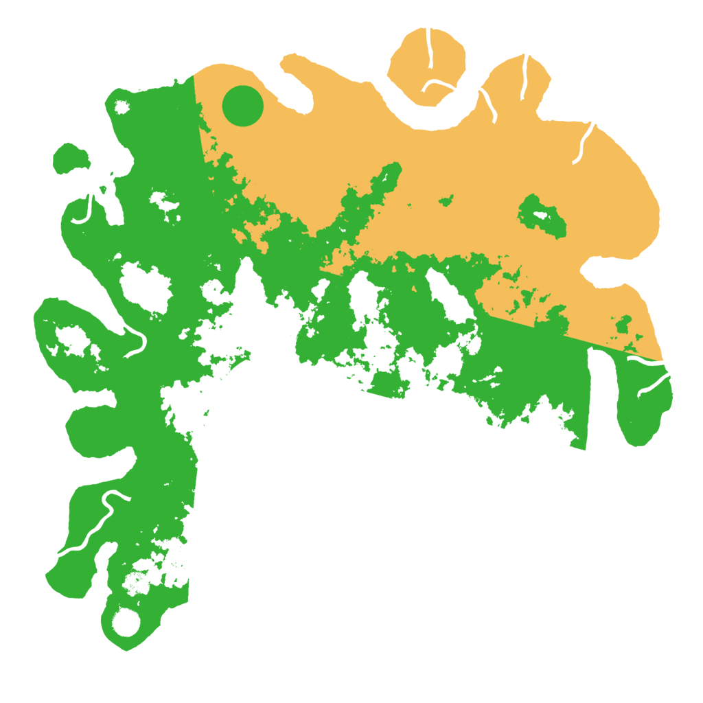 Biome Rust Map: Procedural Map, Size: 4500, Seed: 194385