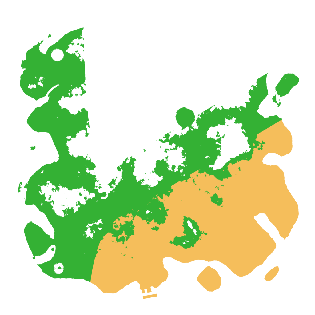 Biome Rust Map: Procedural Map, Size: 4500, Seed: 2068940026