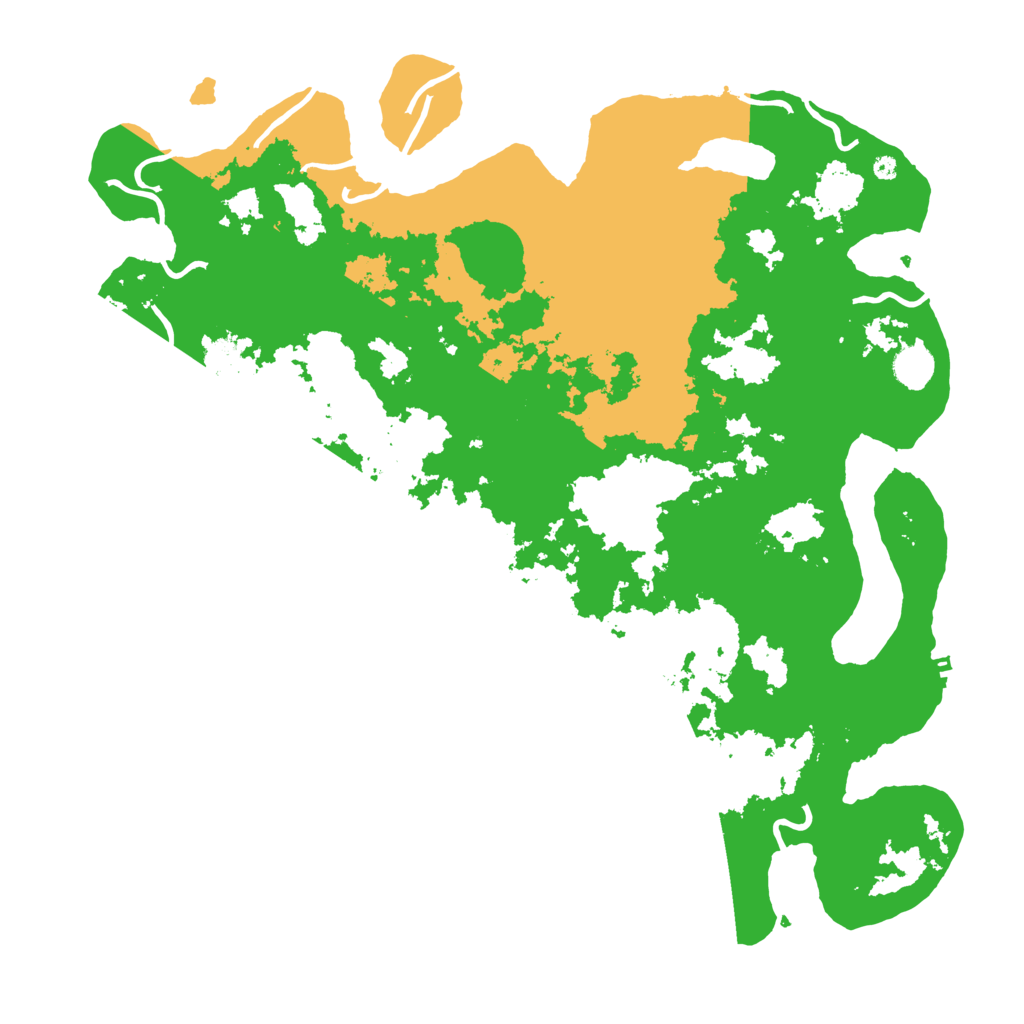 Biome Rust Map: Procedural Map, Size: 4400, Seed: 144328979