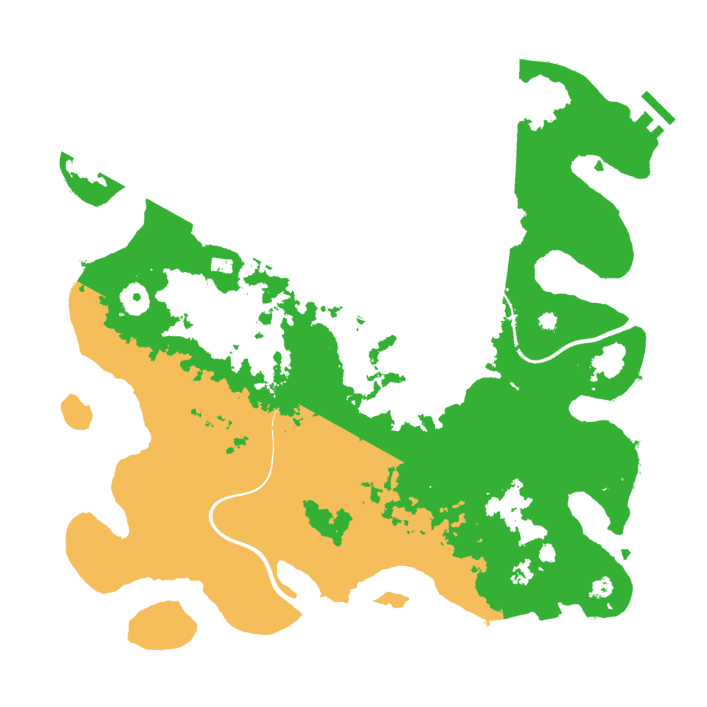 Biome Rust Map: Procedural Map, Size: 3500, Seed: 818973022