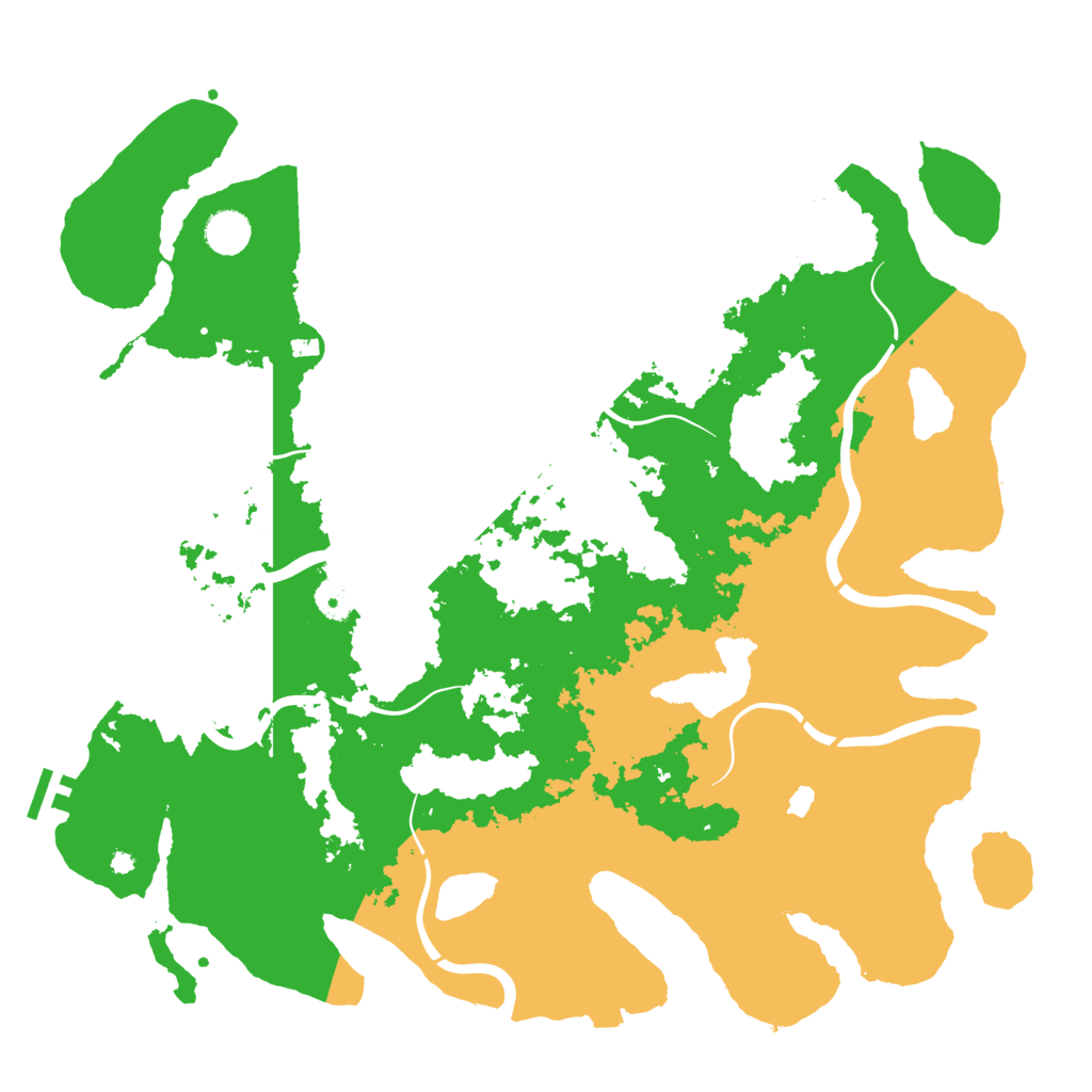 Biome Rust Map: Procedural Map, Size: 4250, Seed: 592962126