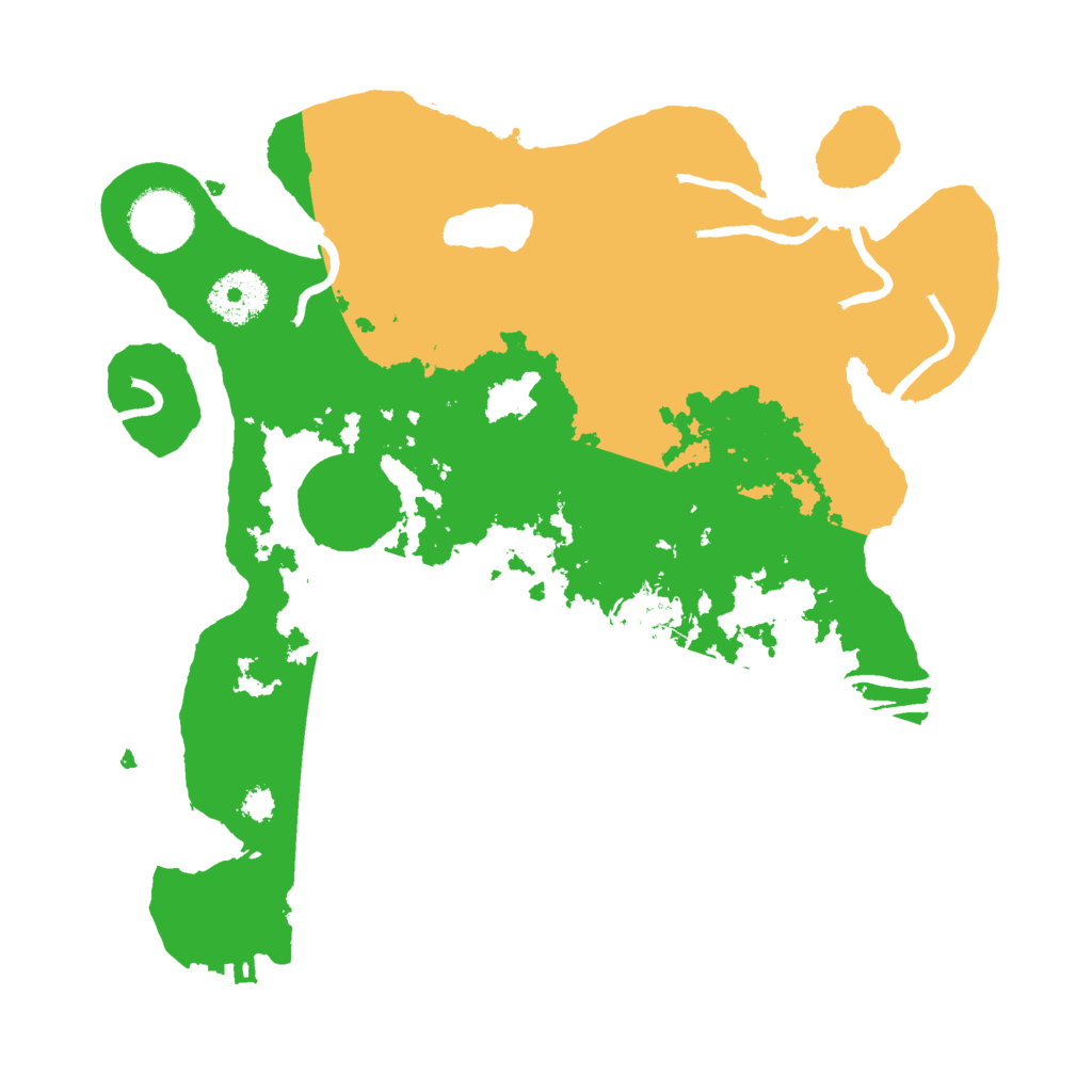 Biome Rust Map: Procedural Map, Size: 3000, Seed: 1386616292