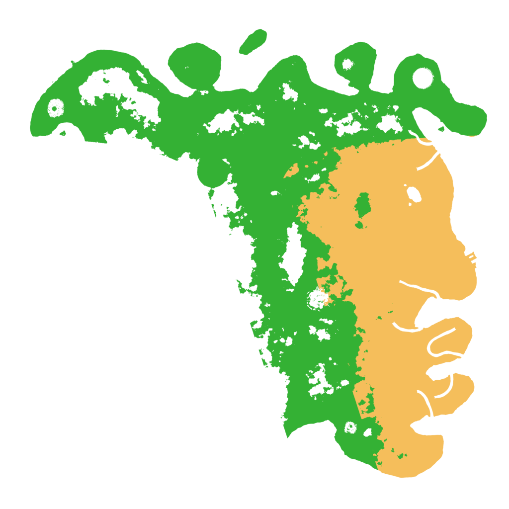 Biome Rust Map: Procedural Map, Size: 4350, Seed: 95