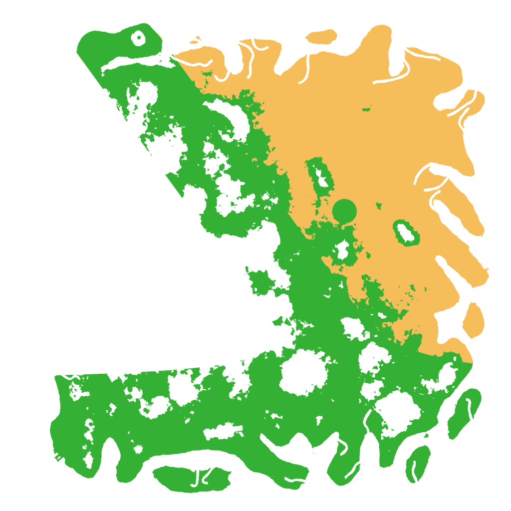 Biome Rust Map: Procedural Map, Size: 5500, Seed: 242185438