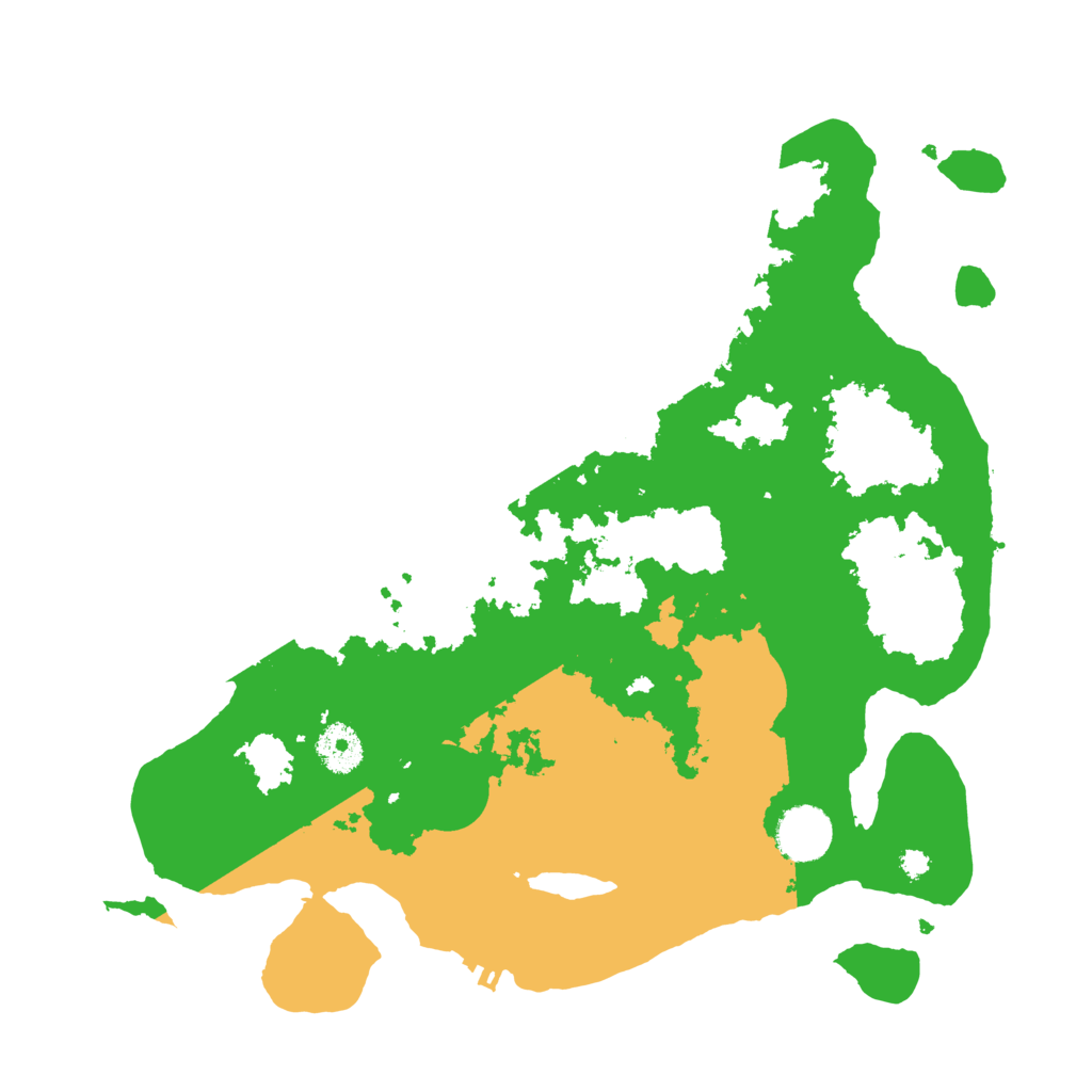 Biome Rust Map: Procedural Map, Size: 3500, Seed: 471641293