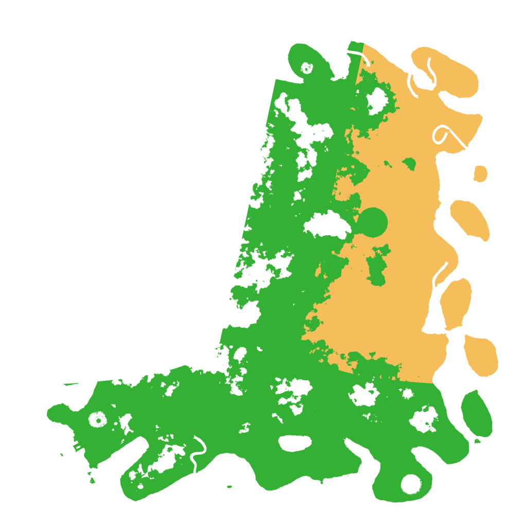 Biome Rust Map: Procedural Map, Size: 4650, Seed: 493591207