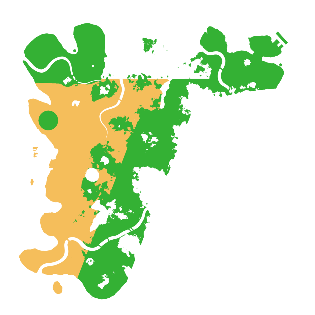 Biome Rust Map: Procedural Map, Size: 4250, Seed: 586153998