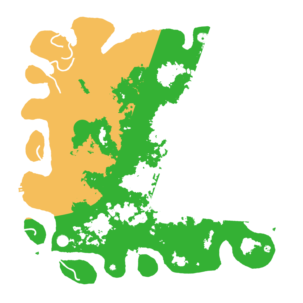 Biome Rust Map: Procedural Map, Size: 4500, Seed: 206223960