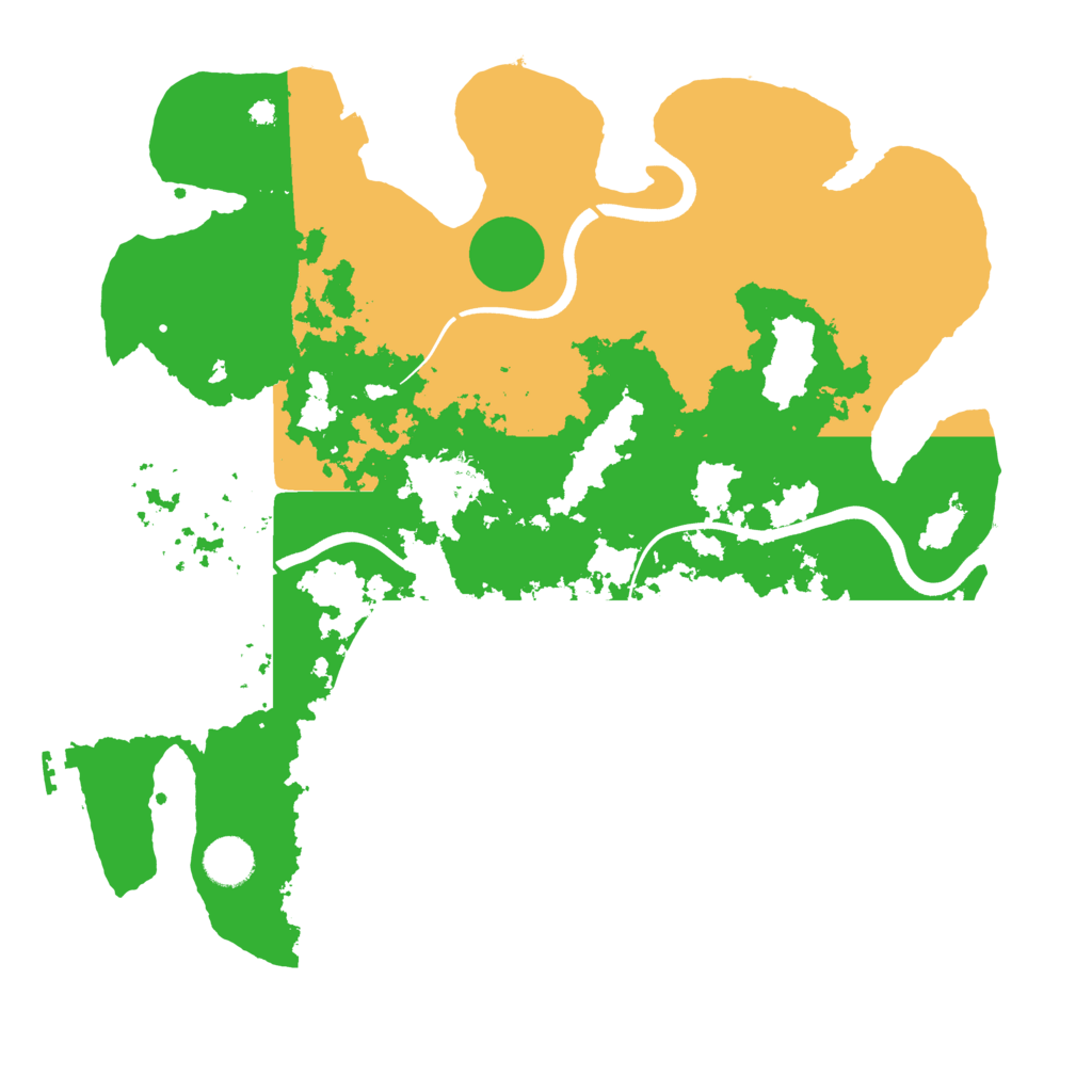 Biome Rust Map: Procedural Map, Size: 3850, Seed: 151886870