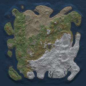 Thumbnail Rust Map: Procedural Map, Size: 4250, Seed: 1427166639, 19 Monuments