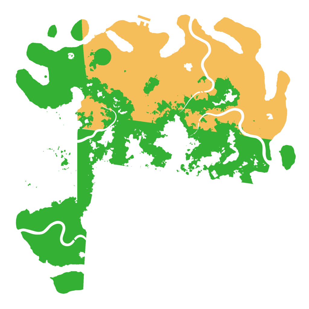 Biome Rust Map: Procedural Map, Size: 4800, Seed: 682257