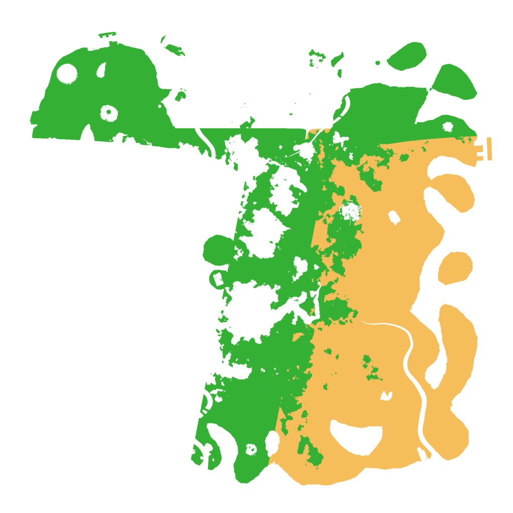 Biome Rust Map: Procedural Map, Size: 4500, Seed: 322177838