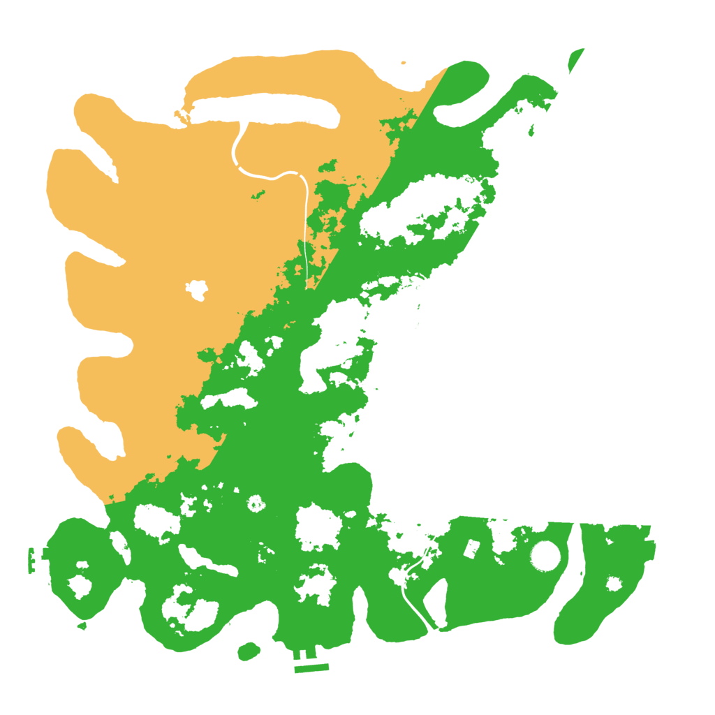 Biome Rust Map: Procedural Map, Size: 4200, Seed: 22070950