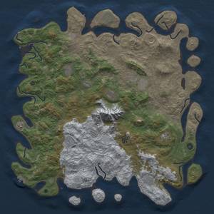 Thumbnail Rust Map: Procedural Map, Size: 5000, Seed: 708650063, 20 Monuments