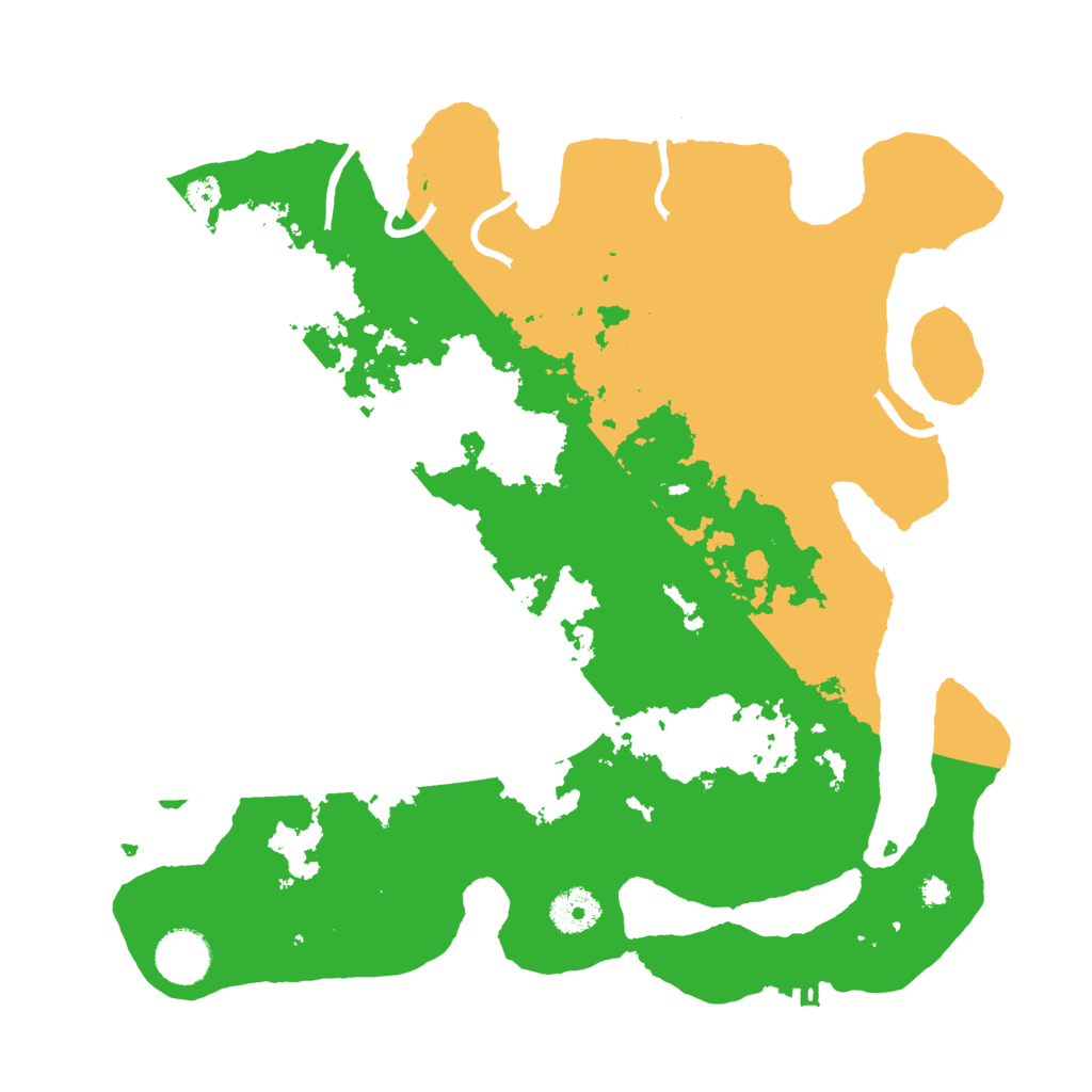 Biome Rust Map: Procedural Map, Size: 3500, Seed: 853226290