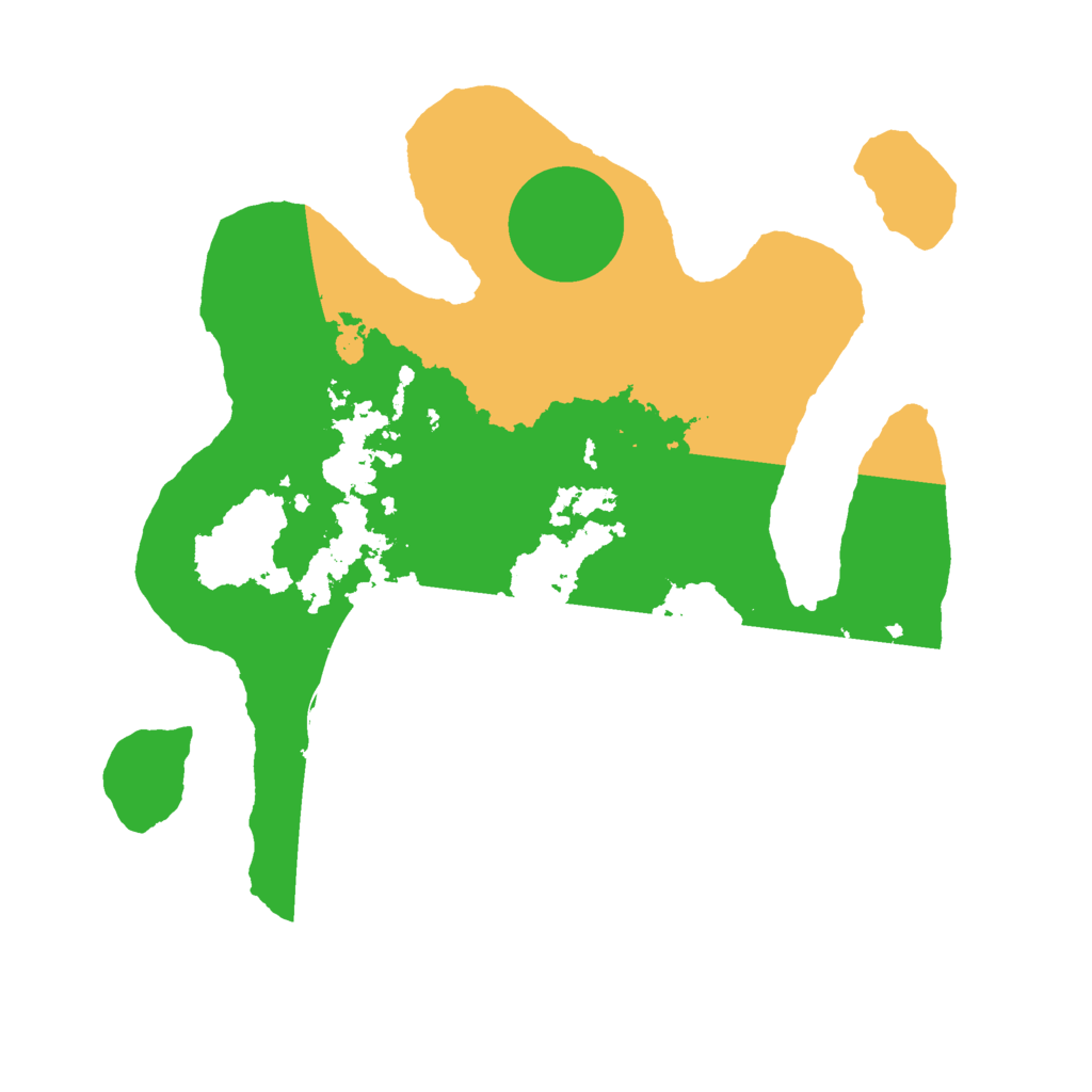 Biome Rust Map: Barren, Size: 2500, Seed: 321