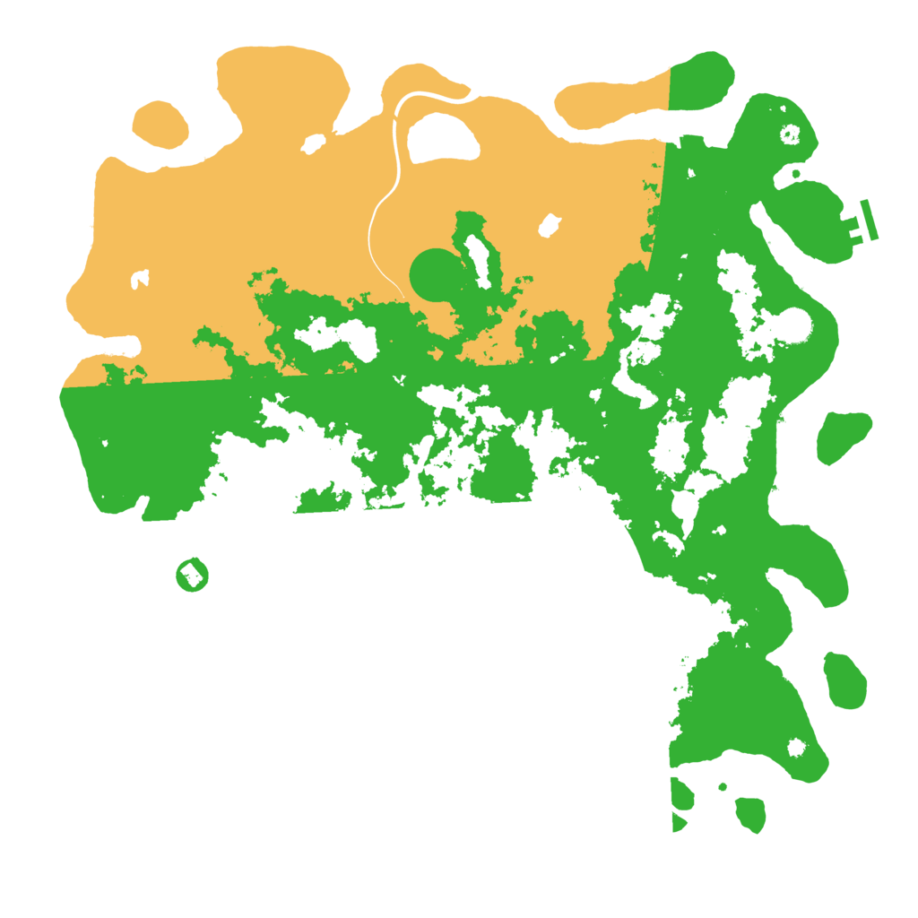 Biome Rust Map: Procedural Map, Size: 4500, Seed: 149049