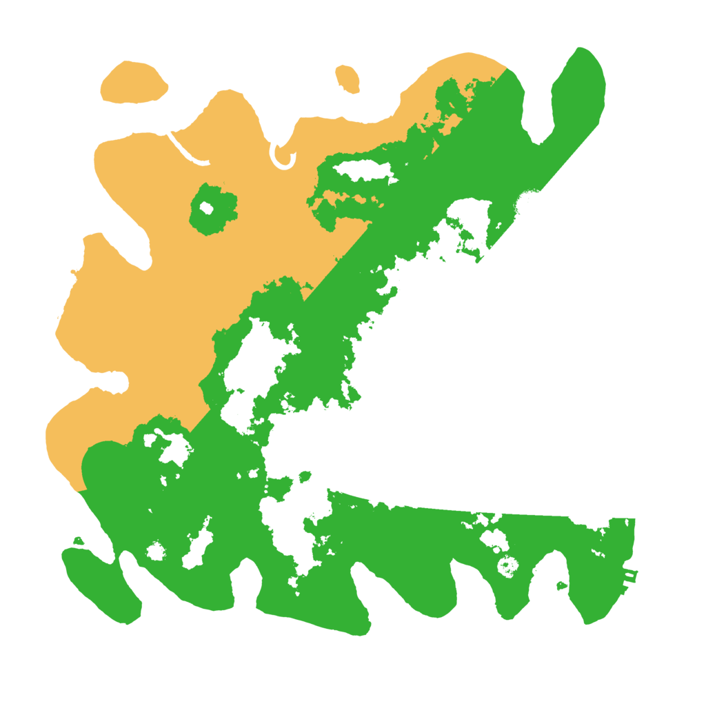 Biome Rust Map: Procedural Map, Size: 3500, Seed: 1429468278