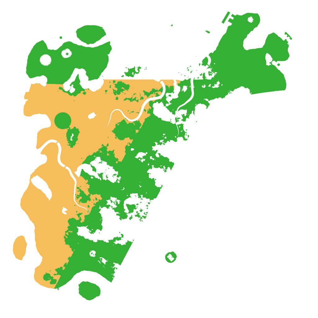 Biome Rust Map: Procedural Map, Size: 5000, Seed: 4200