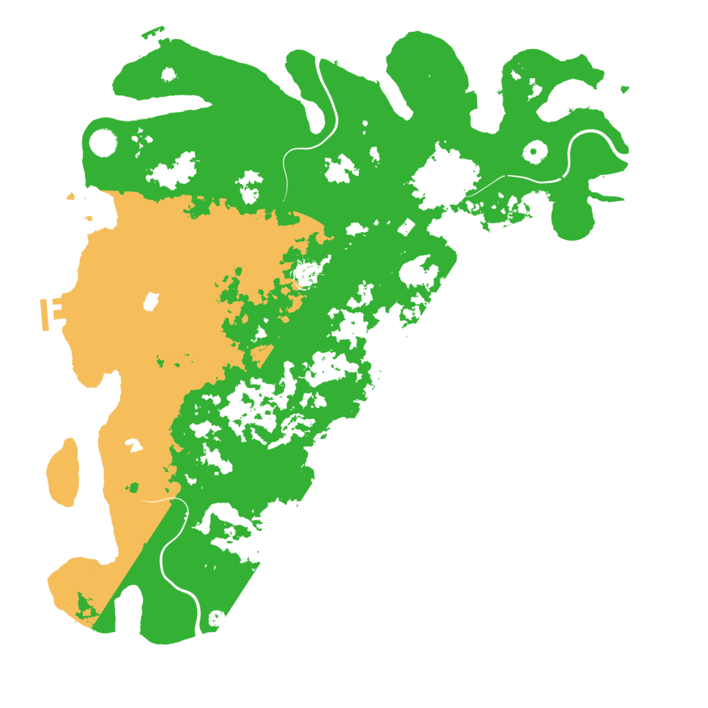 Biome Rust Map: Procedural Map, Size: 4500, Seed: 1544577043