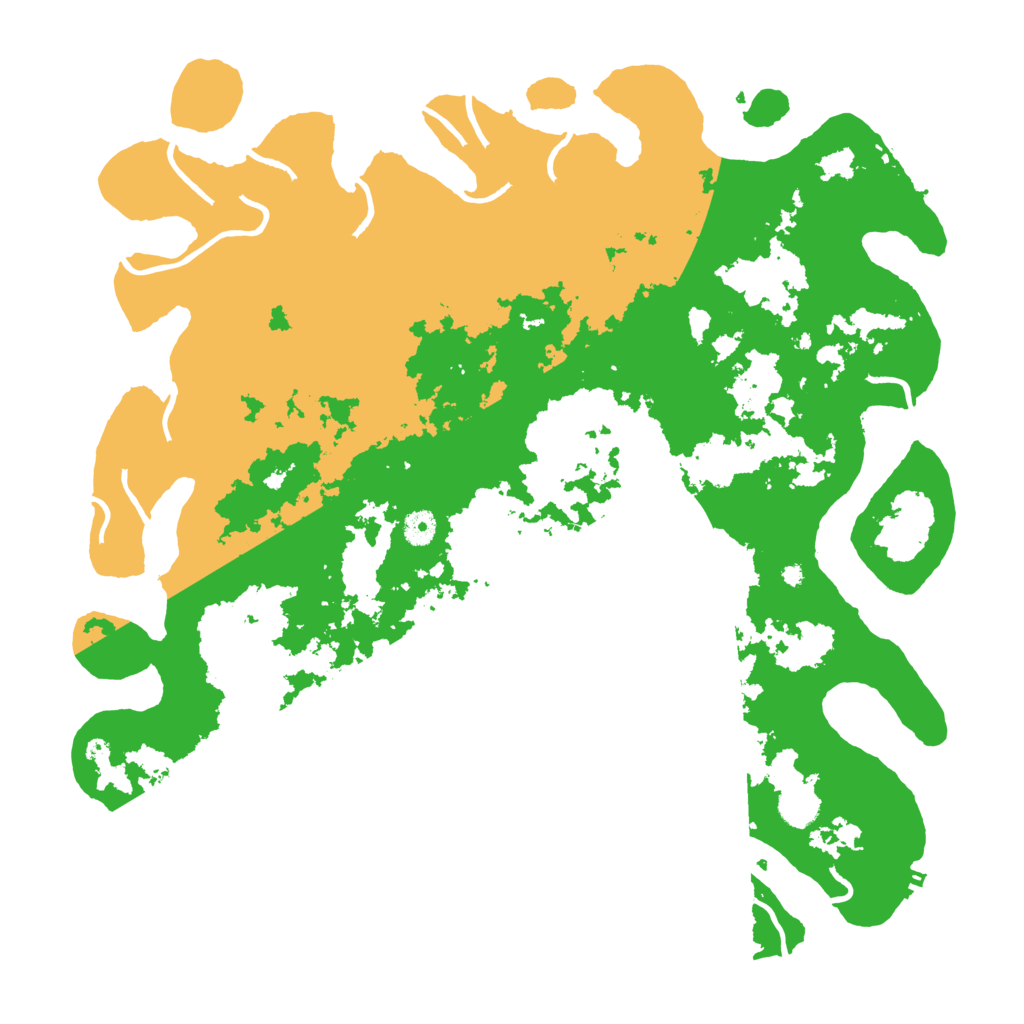 Biome Rust Map: Procedural Map, Size: 4500, Seed: 250582178