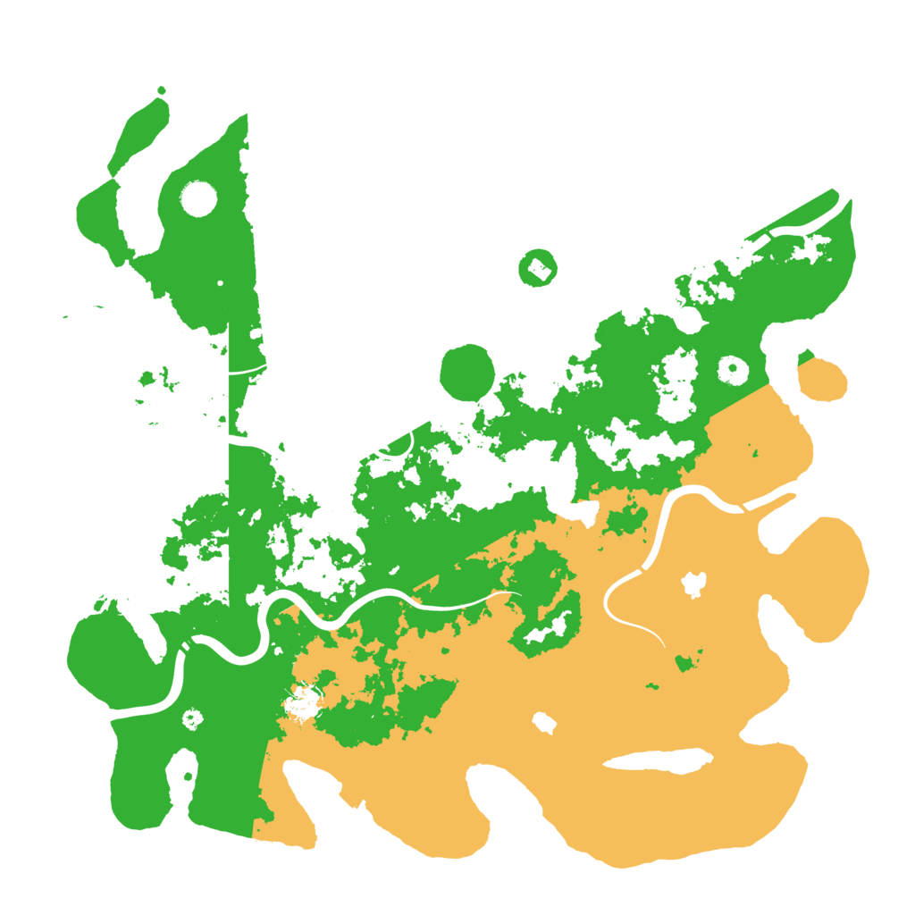 Biome Rust Map: Procedural Map, Size: 4500, Seed: 2652907